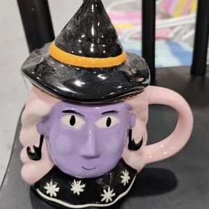 Witch Mug with Hat Handle